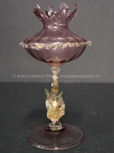  / Pohárek s rybou /  Sklo