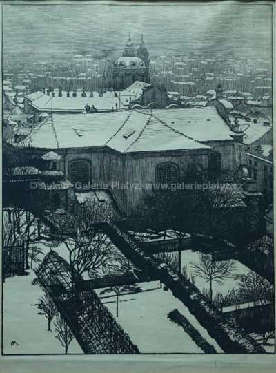  / Pohled na sv. Mikuláš / František Kobliha