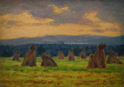  / Podvečer na poli / Vlastimil Kuřil