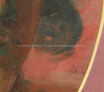  / Portrét dívky / Alex Adolf Jelínek