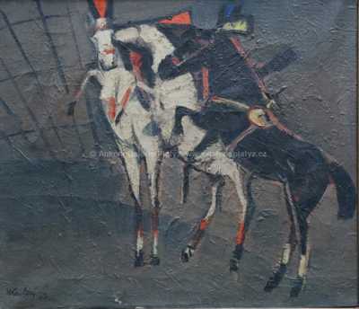  / Koně v manéži / Václav Koutský