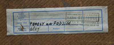  / Topoly na podzim / Karel Stěhule