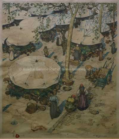  / Pařížský trh / František Tavík Šimon