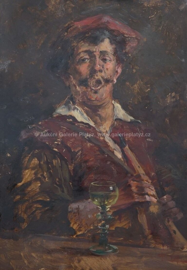  / U sklenky vína / Viktor Oliva