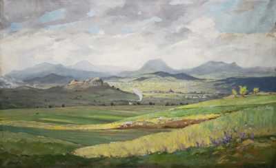  / Pohled na České středohoří / Josef Krejsa