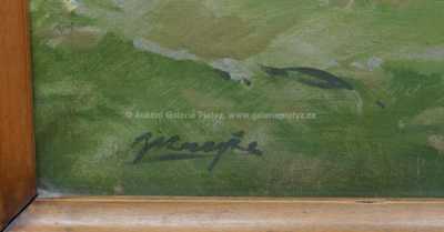  / Pohled na České středohoří / Josef Krejsa