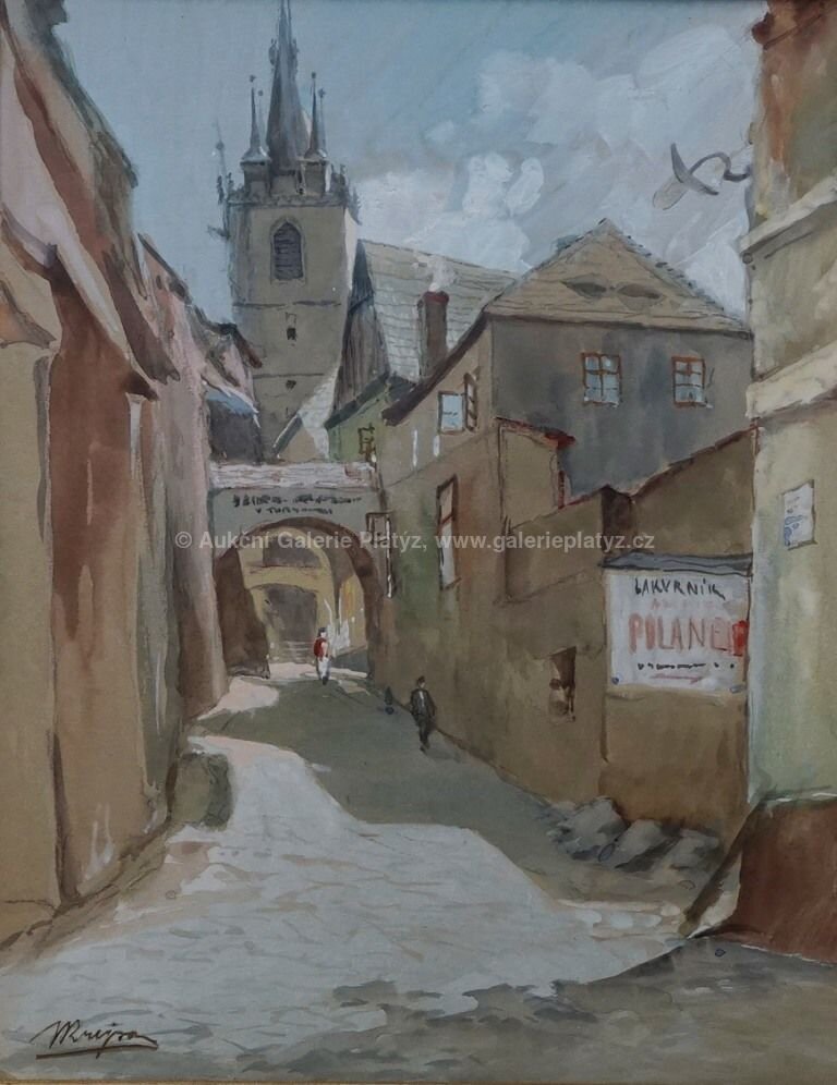  / Ulička na starém městě / Josef Krejsa