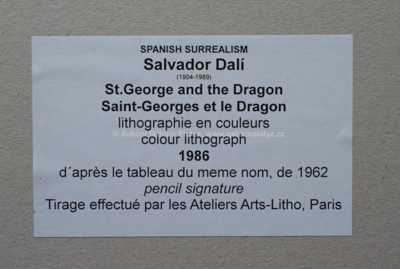  / Sv. Jiří a drak / Salvador Dalí