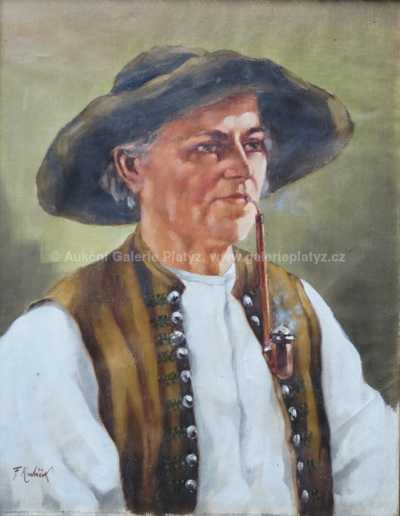  / Sedlák s dýmkou / František Kubíček