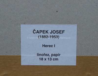  / Herec / Josef Čapek