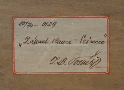  / Západ slunce - Scirocco / Jan Bohumil Pospíšil