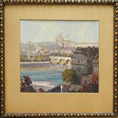 Jiří Kosina - Pohled na Pražský hrad
