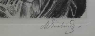  / Dívka v oblacích / Max Švabinský