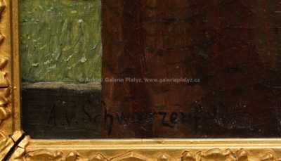  / Dívka s kosou / Adolf von Schwarzenfeld