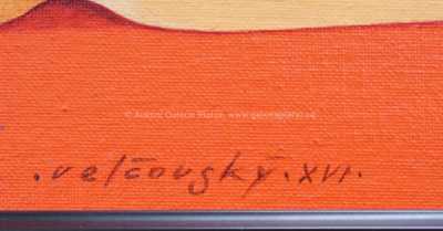  / Karavana blížící se k napajedlu / Josef Velčovský