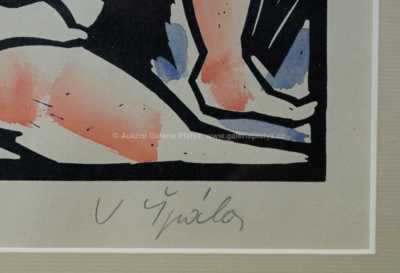  / Ležící akt / Václav Špála