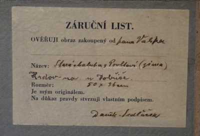  / Stará chalupa z Povltaví / František Daněk - Sedláček