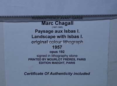  / Krajina / Marc Chagall