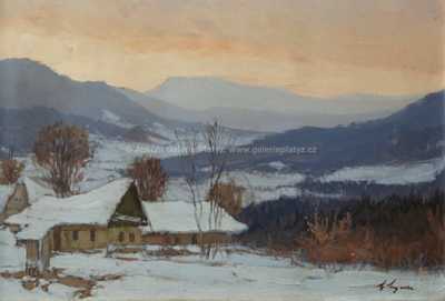  / Zimní červánky / Antonín  Augusta