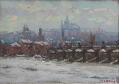  / Zamrzlá Vltava / Václav  Kozák