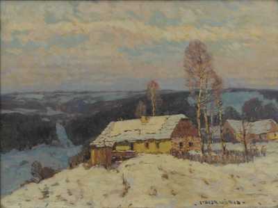  / Chaloupka v zimě / Otakar Hůrka