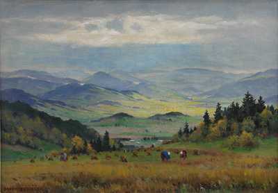  / Sklizeň v horách / František Daněk - Sedláček