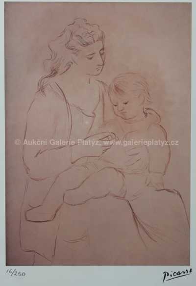  / Matka s dítětem / Pablo Picasso