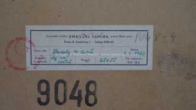  / Stodoly v zimě / Emanuel Famíra