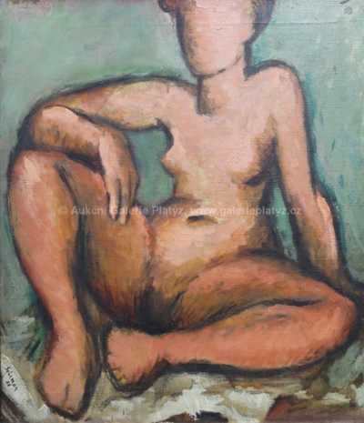  / Sedící akt / Martin Salcman