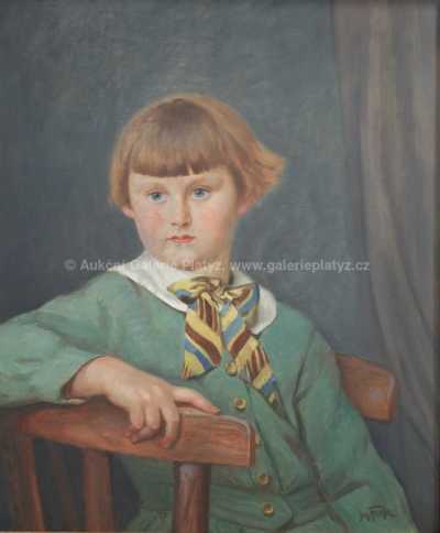  / Portrét dívky / Josef Fiala