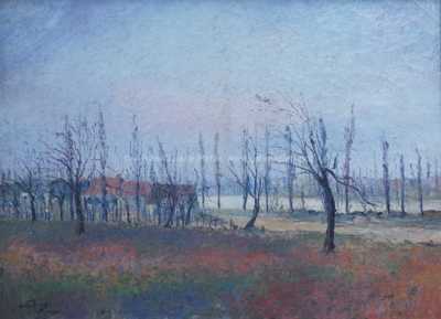  / Podzimní krajina / Eduard Febvre