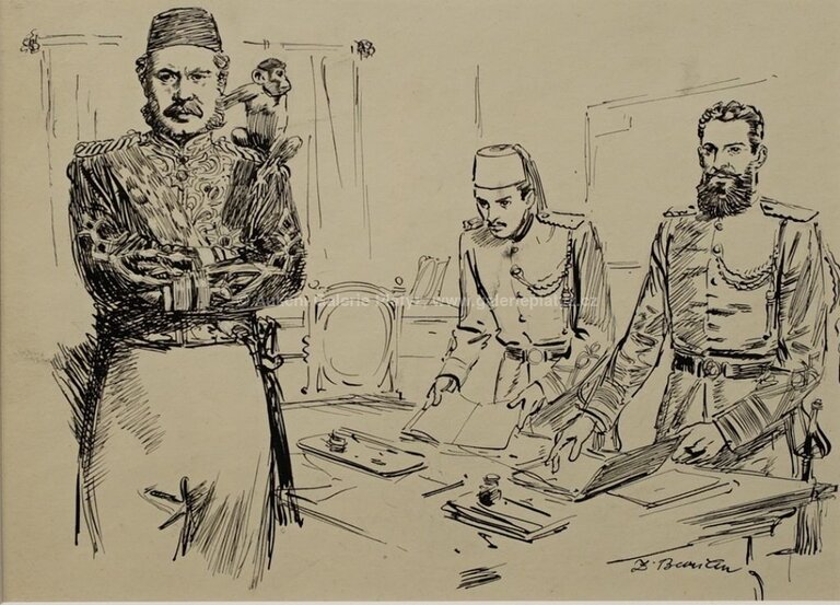  / S opičkou / Zdeněk Burian