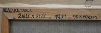  / Židle a ptáci / Vladimír Komárek