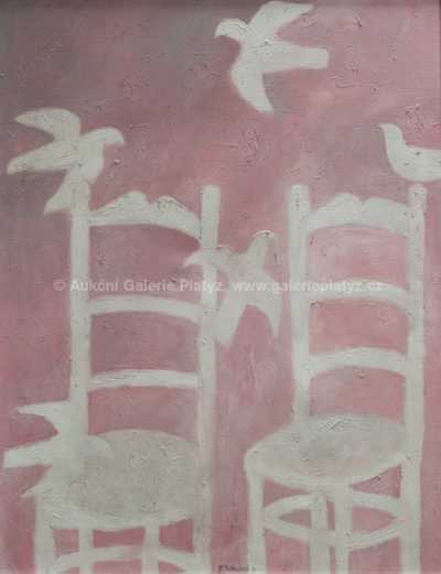  / Židle a ptáci / Vladimír Komárek