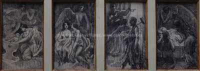  / Konvolut čtyř kreseb / Emil Holárek