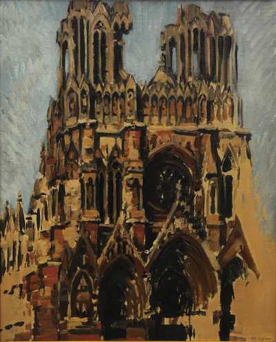  / Katedrála v Remeši / Emil Artur Pitterman - Longen