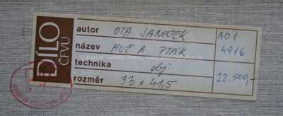  / Muž a pták / Ota Janeček