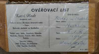  / Přístav ve Stockholmu / Karel Hodr