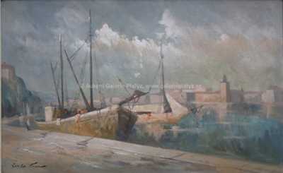  / Přístav ve Stockholmu / Karel Hodr