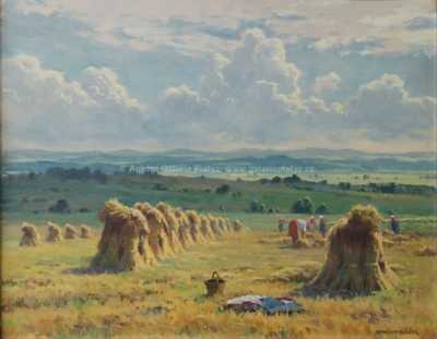  / Při žních / František Daněk - Sedláček