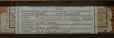  / Zimní cesta / Vlastimil  Beneš