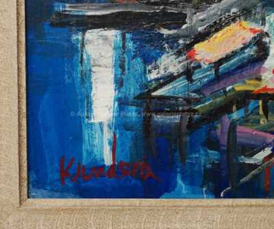  / Noční přístav Cassis / Rudolf Kundera