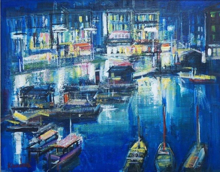  / Noční přístav Cassis / Rudolf Kundera