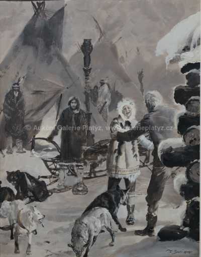  / U psích spřežení / Zdeněk Burian