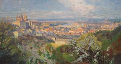  / Pražské panorama z Petřina / Jaroslav Šetelík