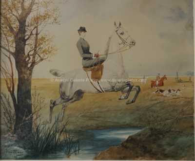  / Sissi na lovu / Julius von Blaas