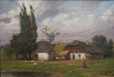  / Před chaloupkami / Franz Tomaschu