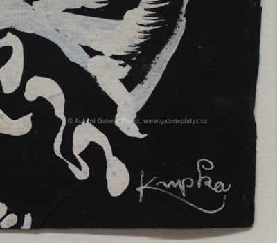  / Černobílá kompozice / František Kupka