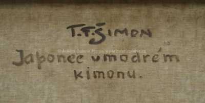  / Japonec v modrém kimonu / František Tavík Šimon