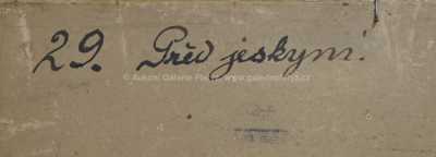  / Před jeskyní / Josef Písecký (Liška)